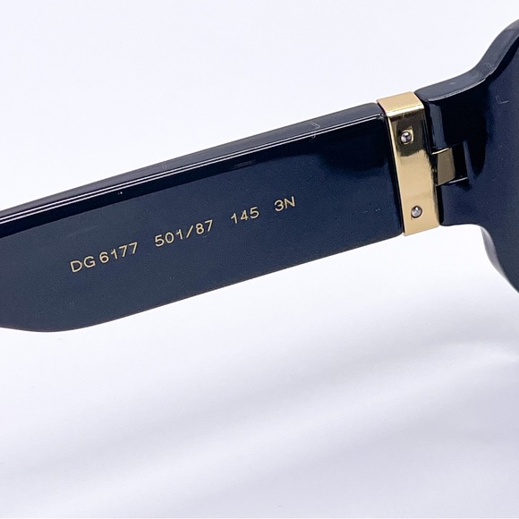 NEW DOLCE&GABBANA DG6177 501/87 BLACK SUNGLASSES DOLCE&GABBANA D&G DG 6177 - Picture 9 of 11